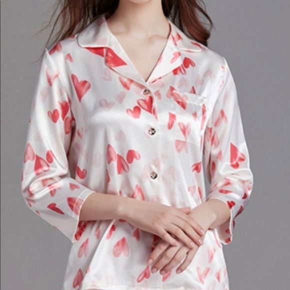 New Satin Silk-Like Pajama Set - Picture 5 of 7